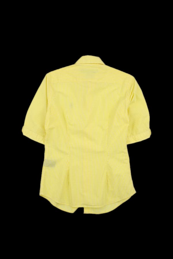 반팔 체크 셔츠