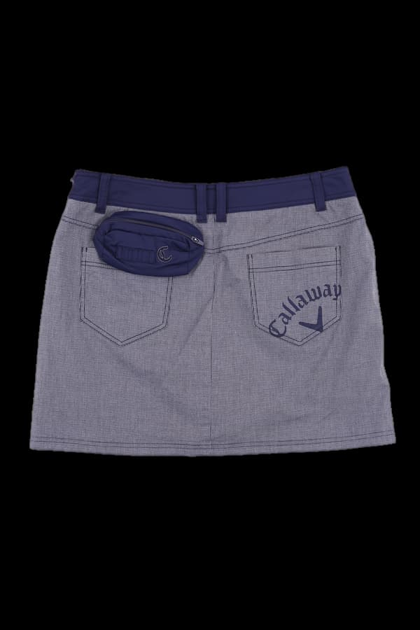 로고포켓 스커트