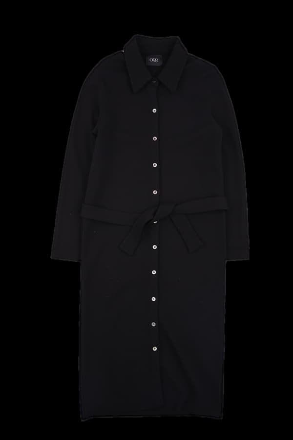 니트단추원피스