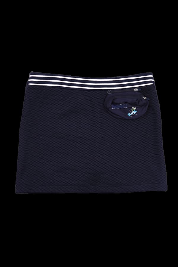 로고 포켓 스커트