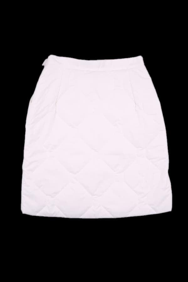 패딩 미디스커트