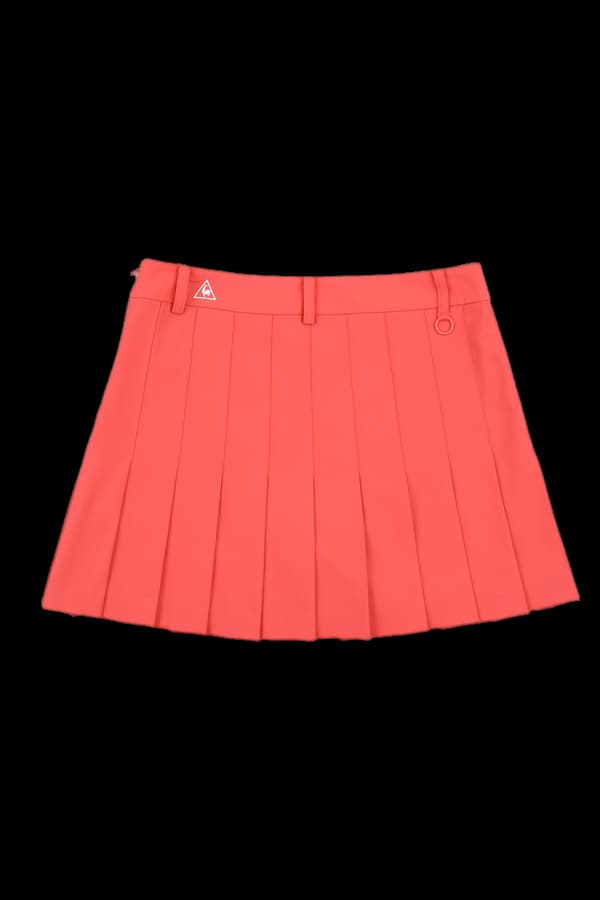 로고장식 플리츠 스커트