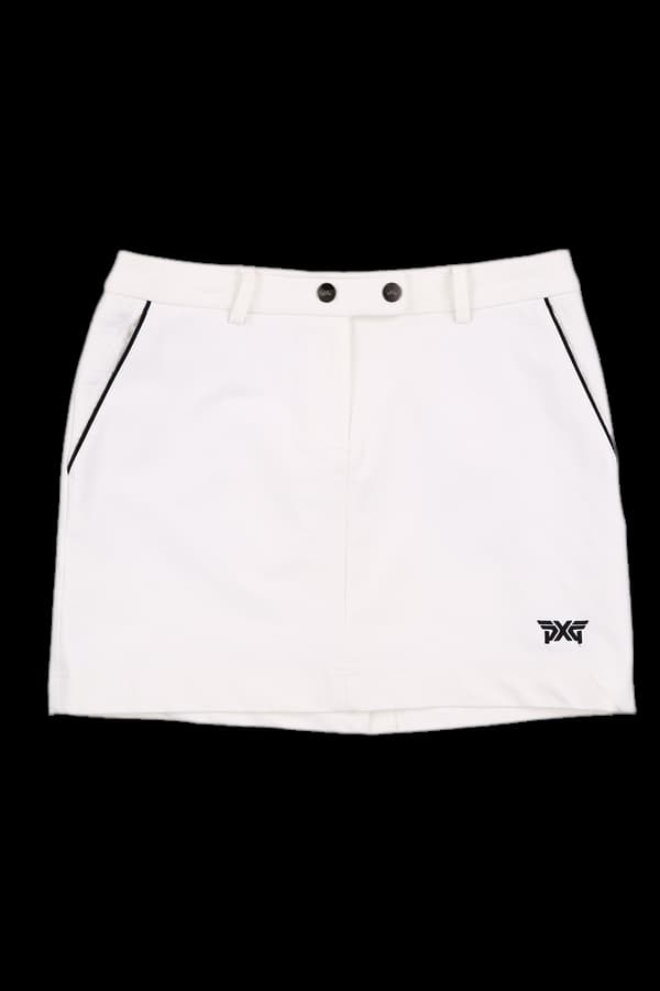 나일론 로고 스커트