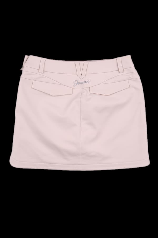 로고 기모 스커트