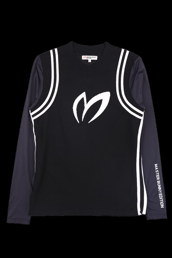 로고 배색 니트