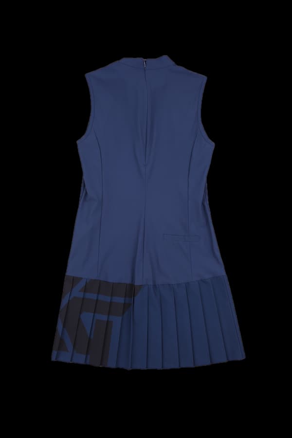 빅로고 플리츠 원피스