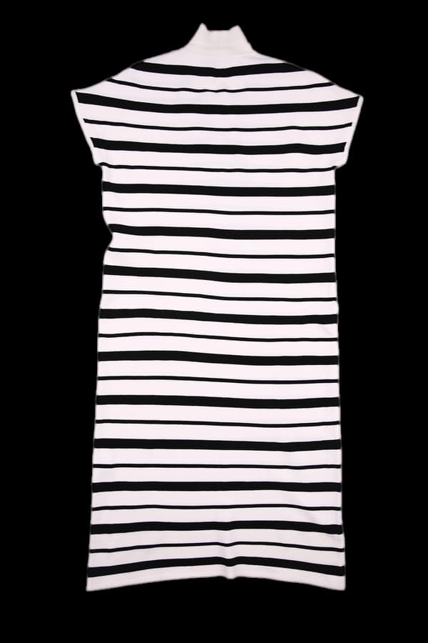 스트라이프 니트 원피스