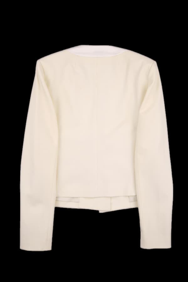 실크 노카라자켓