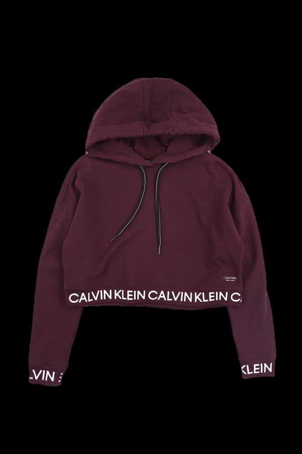 기모 크롭 후드티