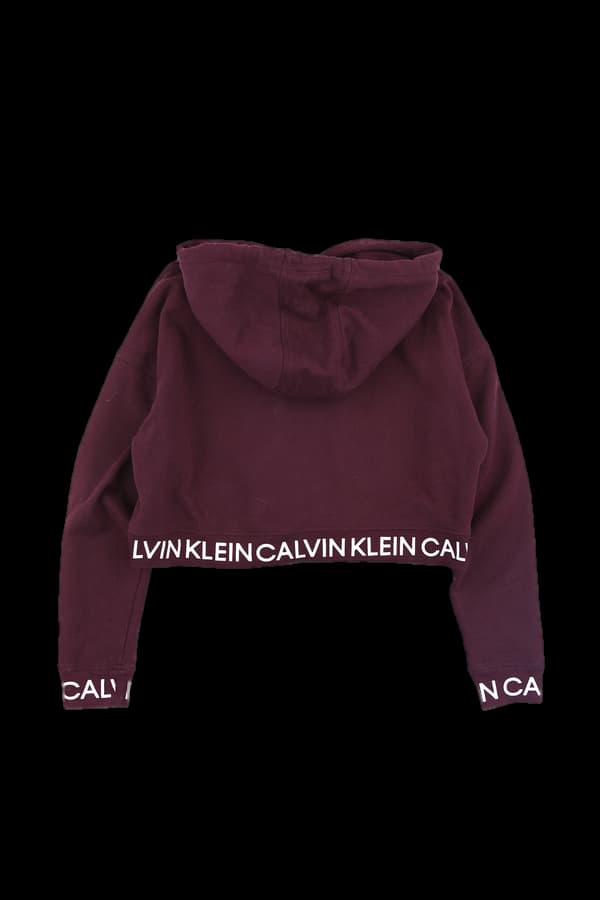 기모 크롭 후드티