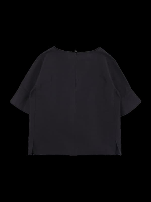 소매프릴 블라우스