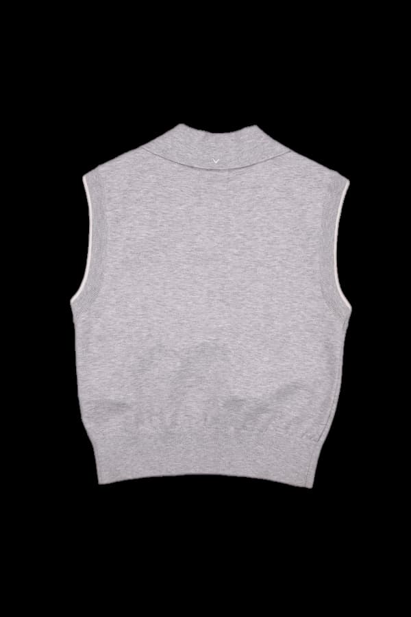 카라 니트 베스트