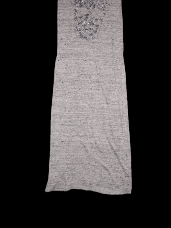 자개 패턴 롱 원피스