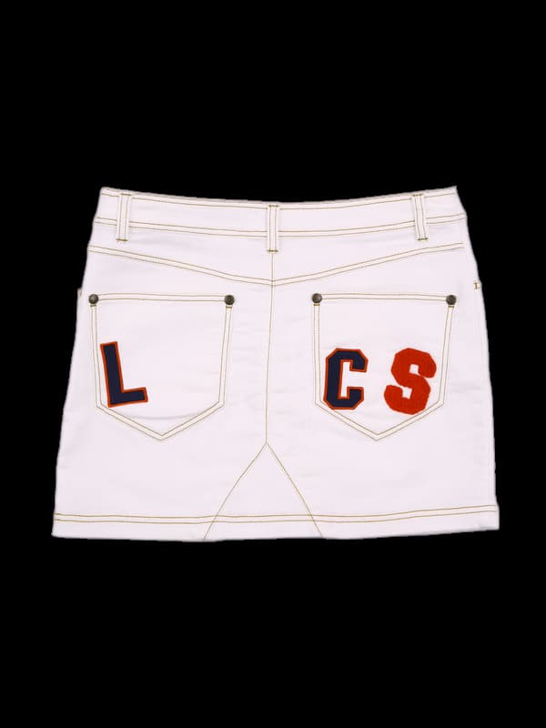 코튼 프린팅 미니 스커트