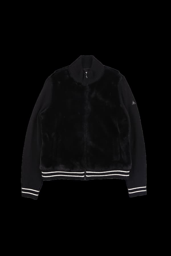 양털 니트 가디건