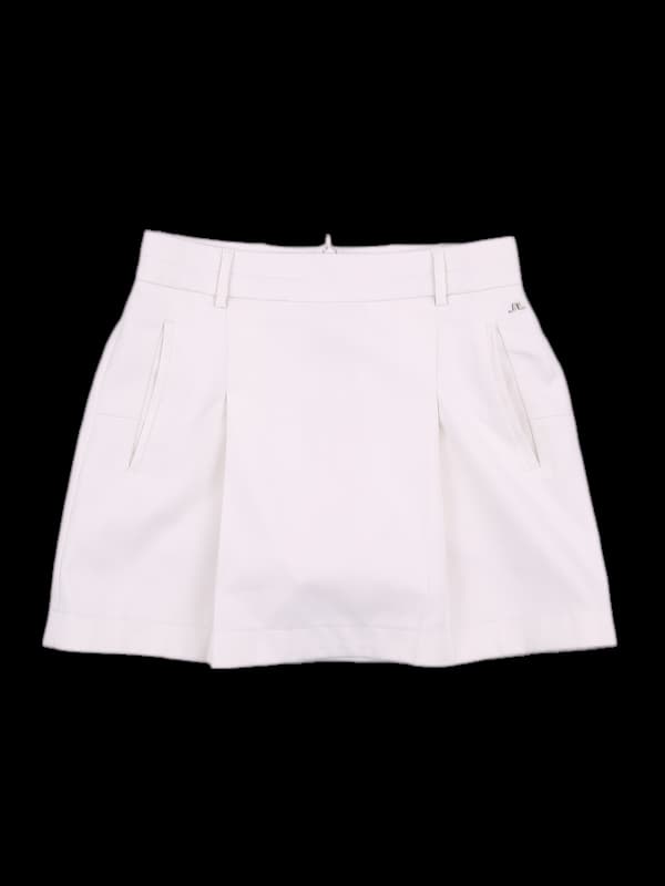 로고 사선 스커트