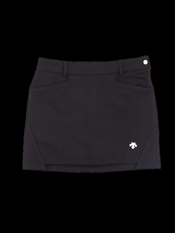 로고 언발 스커트