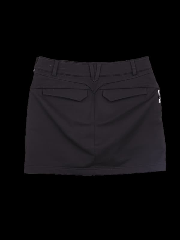 로고 언발 스커트