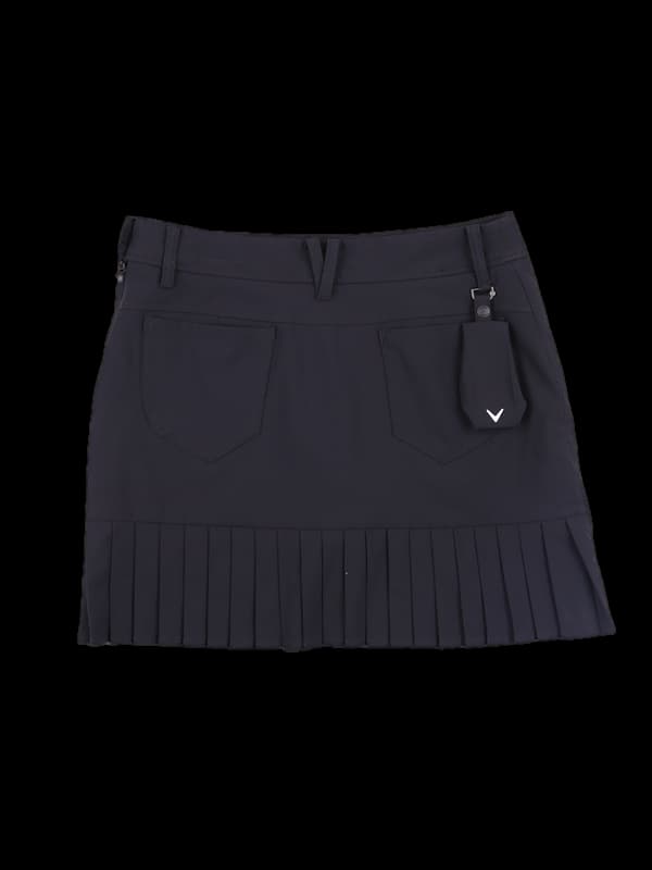 나일론 로고 파우치 스커트