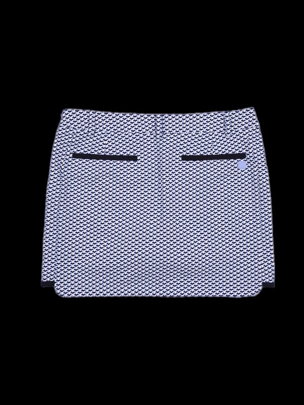 패턴 언발 스커트