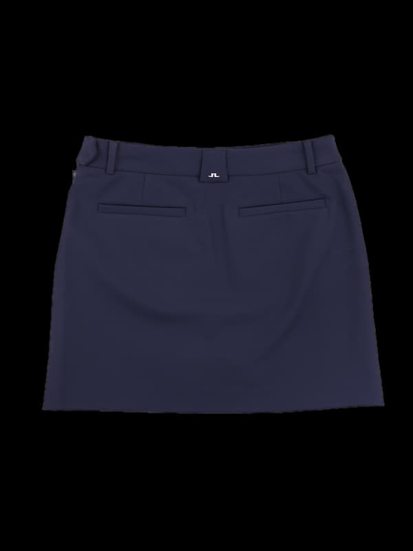 나일론 로고 트임 스커트