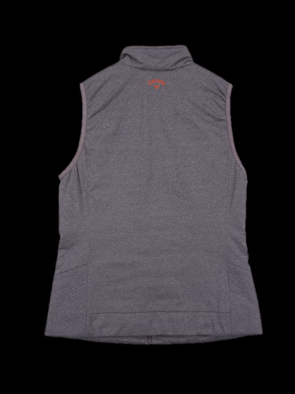 로고 패딩 베스트 집업