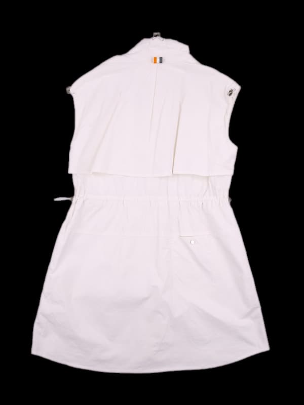 빅 로고 포켓 민소매 집업