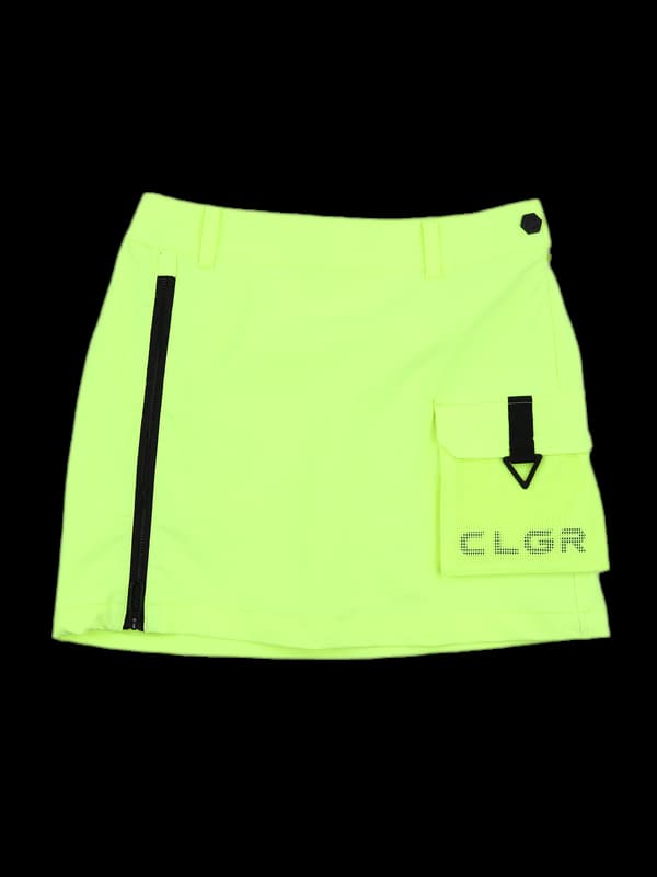 포켓 로고 스커트