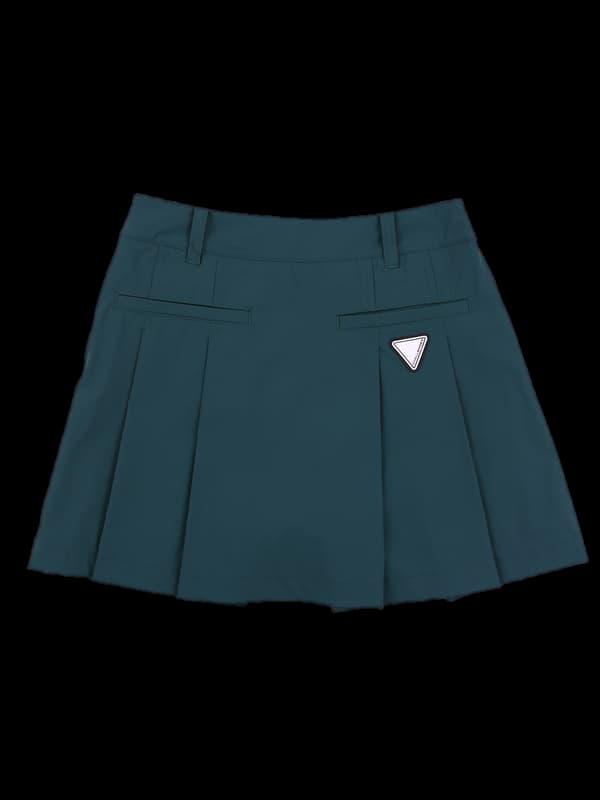 로고 포켓 스커트