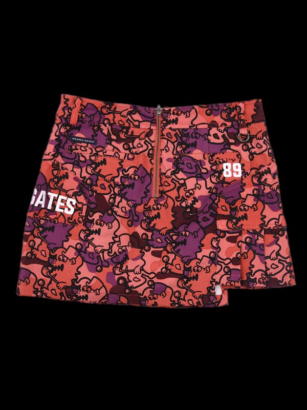 로고 캐주얼 스커트