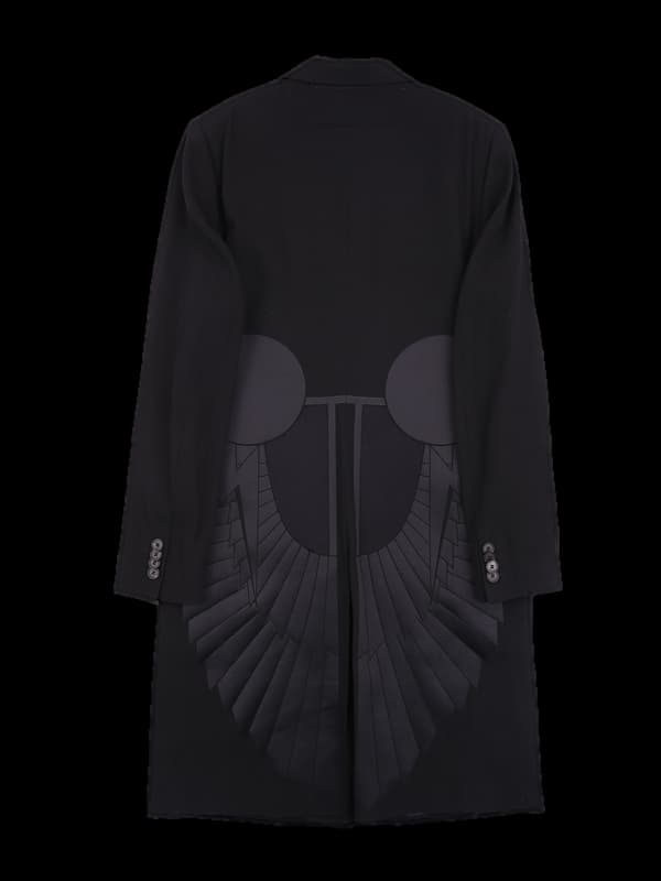 패턴싱글 롱코트