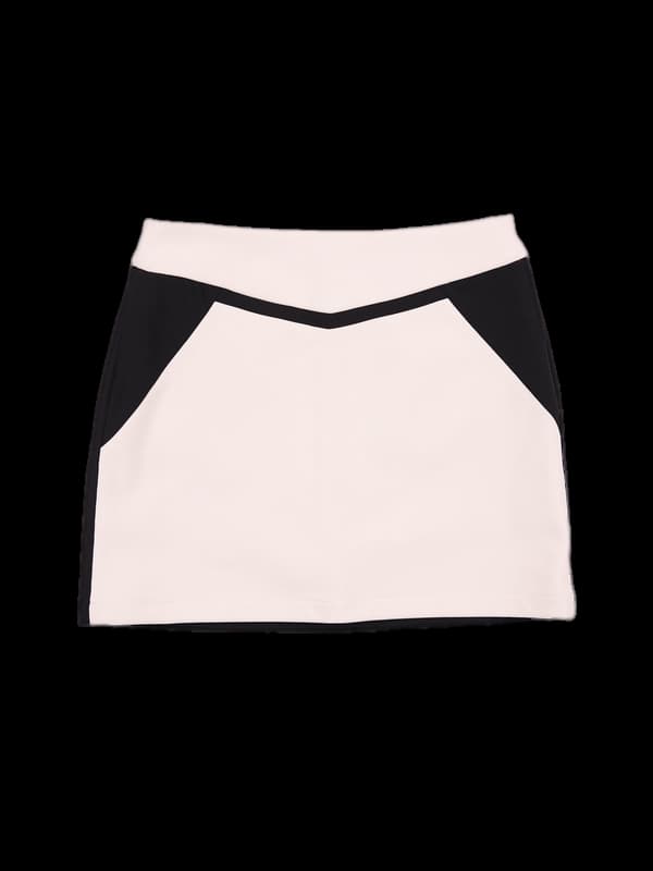 로고배색 기모스커트