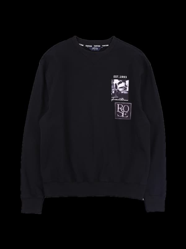 프린팅 긴팔 맨투맨