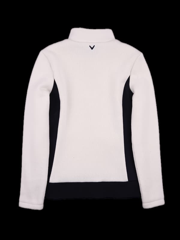 로고배색 니트집업