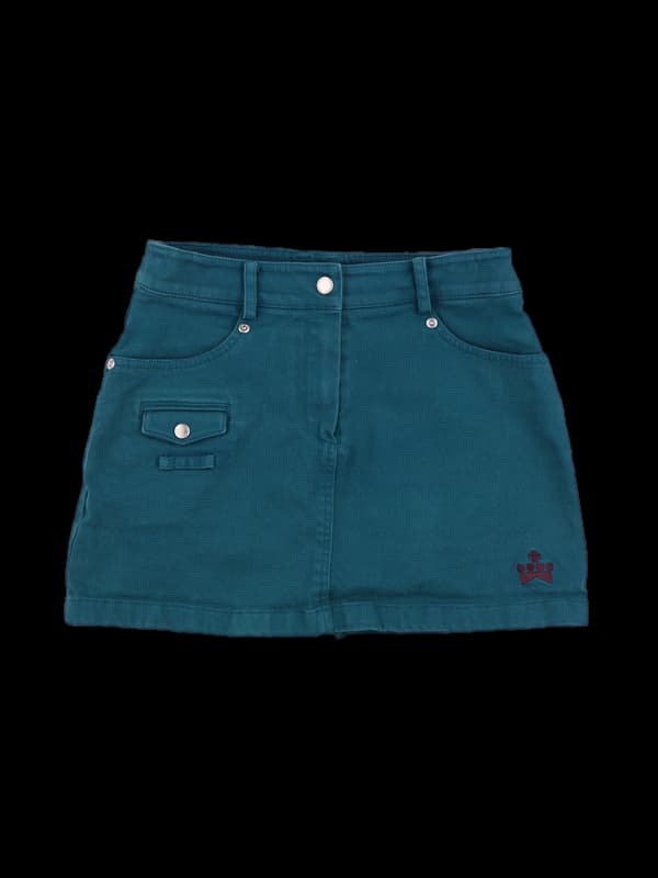 코튼 데님 스커트
