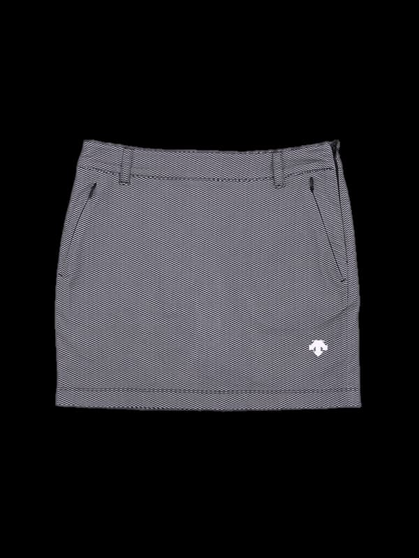 로고 패턴 스커트