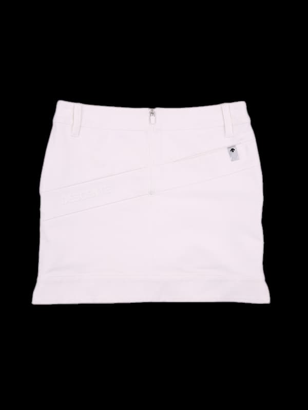 로고 스트레치 스커트