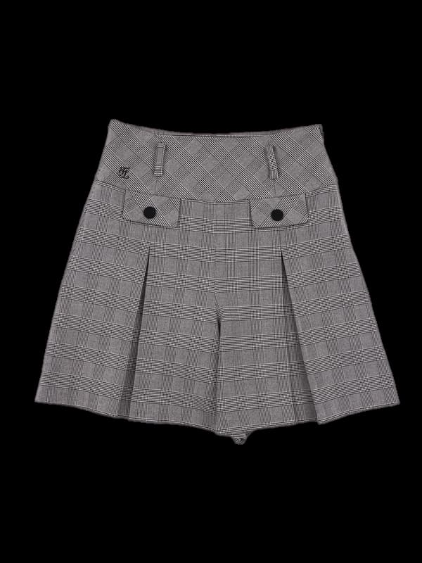 체크 반바지