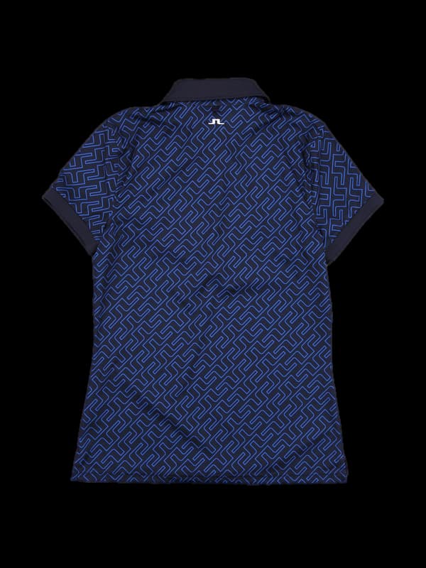 패턴 반팔 카라티