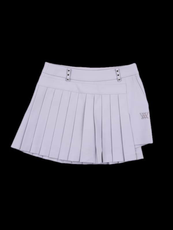 로고 스커트 팬츠