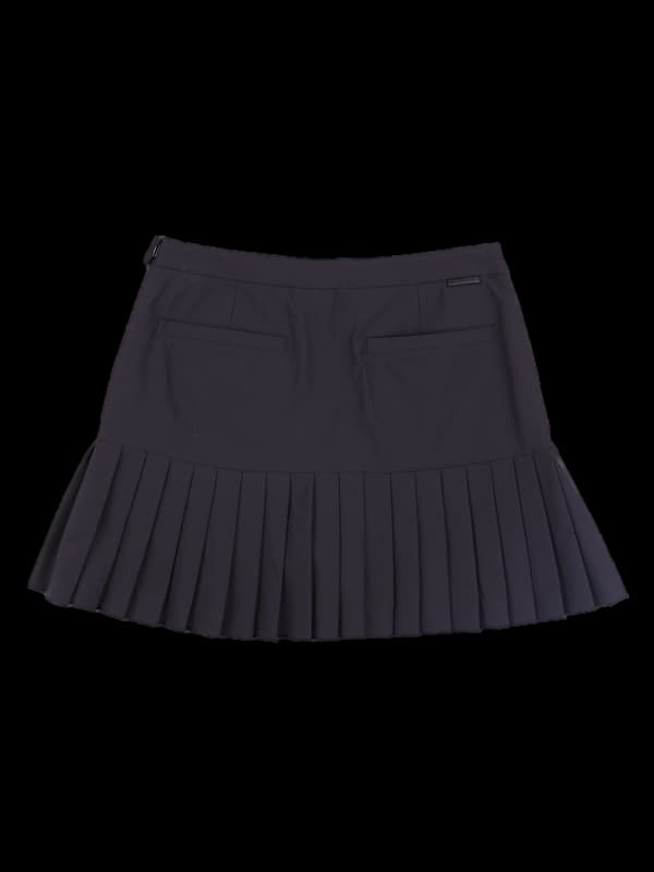 사이드 로고 스커트