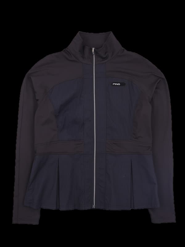 플리츠 밑단 긴팔집업