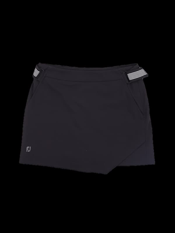 로고 언발 스커트