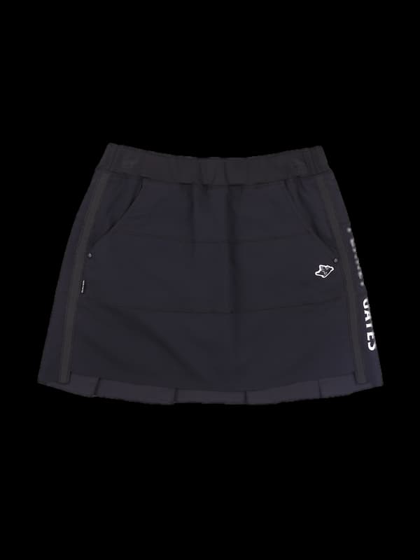 로고 언발 스커트