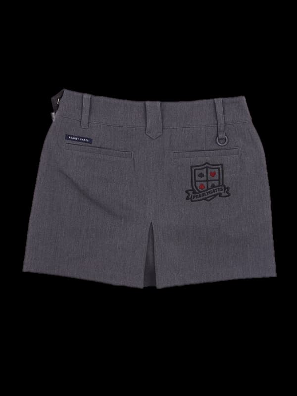 로고 포켓 스커트