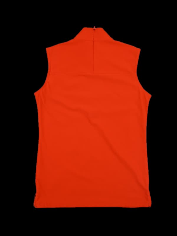 하이넥 니트 민소매