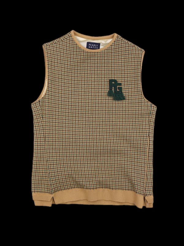 로고패턴 니트베스트