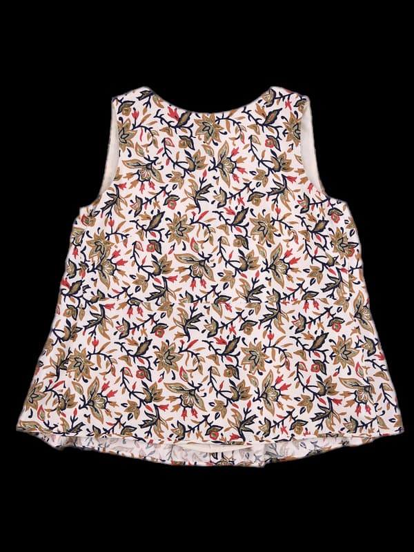 플라워 패턴 나시