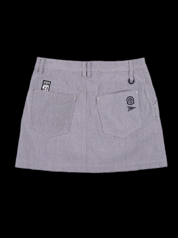 로고 패턴 기모스커트