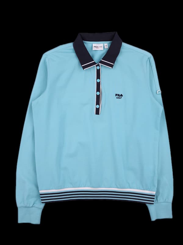 로고 카라 긴팔